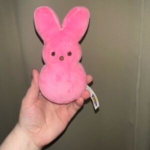Peeps pink bunny plush toy 6” Easter